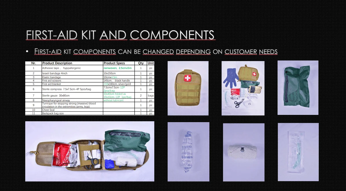 FIRST AID KITS
