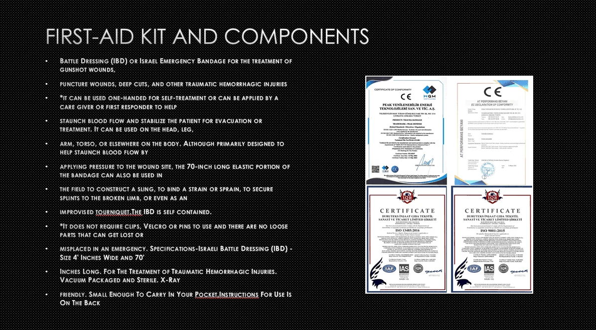 FIRST AID KITS